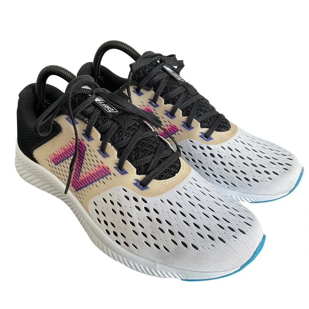 New Balance DynaSoft DRFT v2 Womens 8.5 Running Shoes White Pink WDRFTRW1
